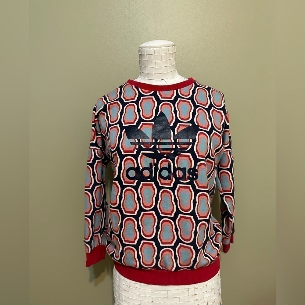 Adidas Originals Trefoil Crew Sweatshirt all Over Print
